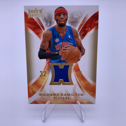 Richard Hamilton 2008 Fleer Hot Prospects Hot Materials