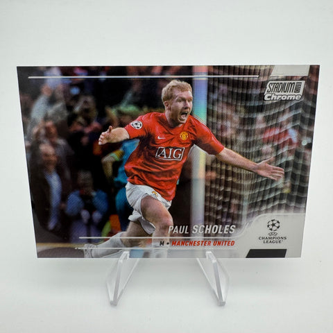 Paul Scholes 2022 Topps Stadium Club Refractor