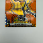 George Pickens 2022 Panini Mosaic RC Orange Reactive Prizm