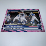 Peyton Manning 2021 Panini Donruss Elite Field Vision Pink