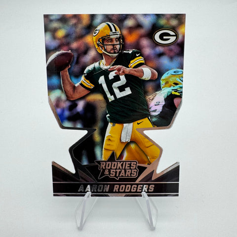 Aaron Rodgers 2015 Panini Rookies & Stars Longevity Star Studded Holo Foil Die Cut