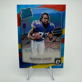 Dalvin Cook 2017 Panini Optic Rated Rookie Red Yellow Prizm