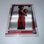 Jalen Green 2021-21 Panini Optic Rated Rookie