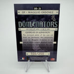Magglio Ordonez 2001 Donruss Diamond Dominators Materials /250