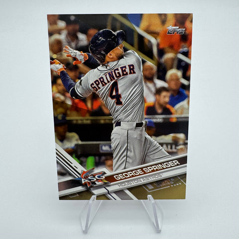 George Springer 2017 Topps Update Gold ASG /2017