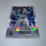Freddie Freeman 2022 Topps Update Rainbow Foil