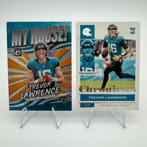 Trevor Lawrence 2021 Panini Optic Rc My House Silver Prizm