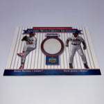 Dennis Martinez/Dave Justice 2002 Upper Deck World Series Heroes Relic