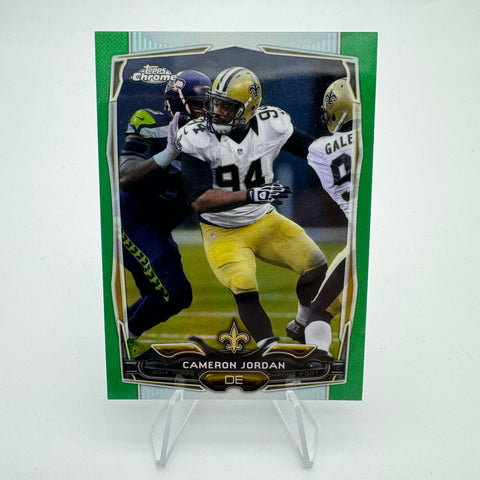 Cameron Jordan 2014 Topps Chrome Green Refractor