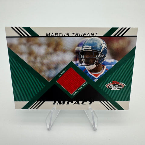 Marcus Trufant 2008 Topps Stadium Club Impact Relic