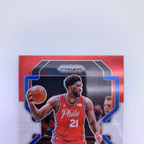 Joel Embiid 2021-22 Panini Prizm Orange Ice/Red White Blue Lot