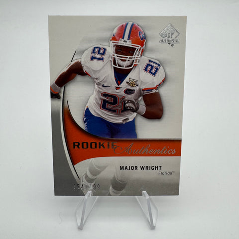 Major Wright 2010 Upper Deck SPA Rookie Authentics /999
