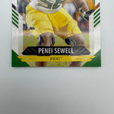 Penei Sewell 2021 Panini Donruss Rated Rookie Green Press Proof