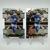 Zach Charbonnet 2023 Panini Select RC Silver Prizm Die-Cut