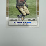 Alvin Kamara 2017 Panini Playoff Rookies Goal Line Parallel