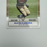 Alvin Kamara 2017 Panini Playoff Rookies Goal Line Parallel