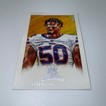 Greg Rousseau 2021 Panini Mosaic RC Orange Reactive Prizm
