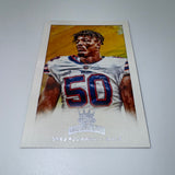 Greg Rousseau 2021 Panini Mosaic RC Orange Reactive Prizm
