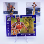 Reggie Miller 2017-18 Panini Optic Hall Kings Purple Prizm