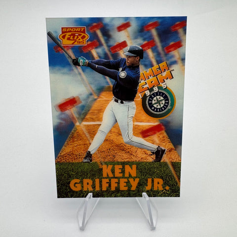 Ken Griffey Jr 1995 Pinnacle Sportflix Hammer Team