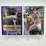 Tony Gonsolin 2022 Topps Chrome Update Purple Refractor