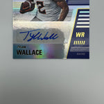 Tylan Wllace 2021 Panini Donruss Elite Turn of the Century Rookie Auto /199