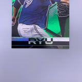 Hyun-Jin Ryu 2021 Topps Fire Green /199