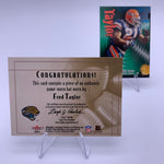 Fred Taylor 2001 Fleer Goalline Gear Relic/Rookie Lot