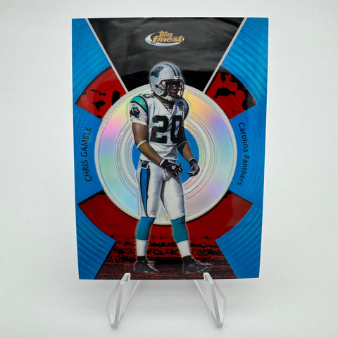 Chris Gamble 2005 Topps Finest Blue Refractor /299