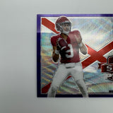 Bryce Young 2022 Leaf Metal State Pride Purple Wave Prizm