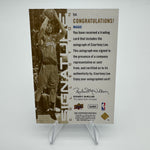 Courtney Lee 2009-10 Upper Deck Signature Collection Auto