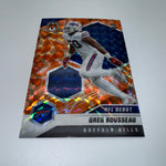 Greg Rousseau 2021 Panini Mosaic RC Orange Reactive Prizm