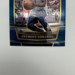 Anthony Edwards 2021-22 Panini Select Blue Prizm