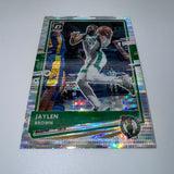 Jaylen Brown 2020-21 Panini Optic Silver Pulsar Prizm