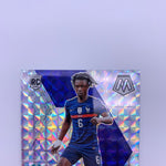 Eduardo Camavinga 2021 Panini Mosiac RC Silver Reactive Prizm