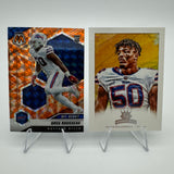 Greg Rousseau 2021 Panini Mosaic RC Orange Reactive Prizm