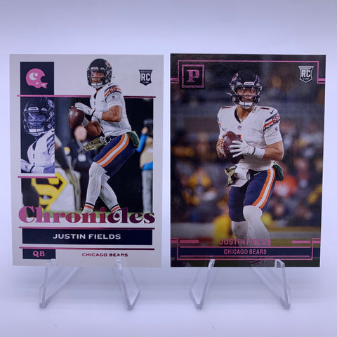 Justin Fields 2021 Chronicles Pink Rookie Lot