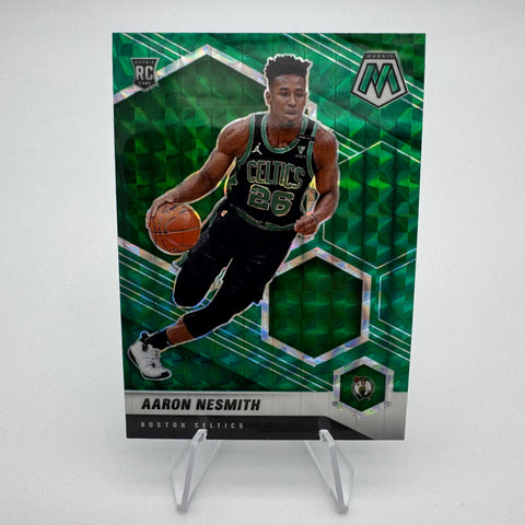Aaron Nesmith 2020-21 Mosaic RC Green Reactive Prizm