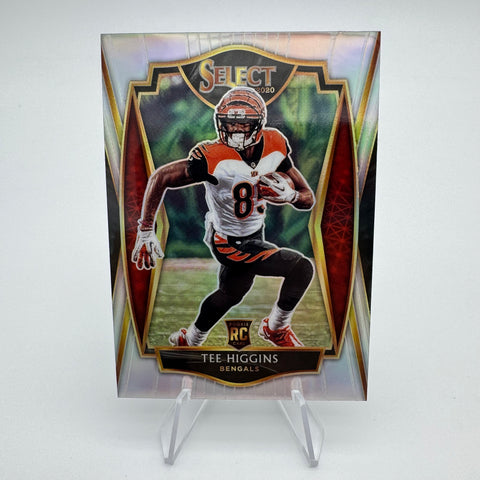 Tee Higgins 2020 Panini Select RC Silver Prizm