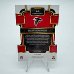 Bijan Robinson 2023 Panini Select RC Red Yellow Prizm Die Cut