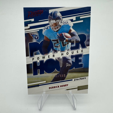 Derrick Henry 2022 Panini Prestige Power House Xtra Points Red /449