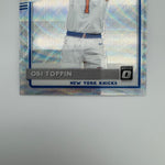 Obi Toppin 2020-21 Panini Optic Rated Rookie Silver Wave Prizm