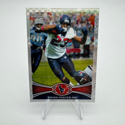 Arian Foster 2012 Topps Chrome XFractor