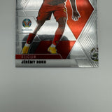 Jeremy Doku 2020-21 Panini Mosaic Euro RC Silver Reactive Prizm