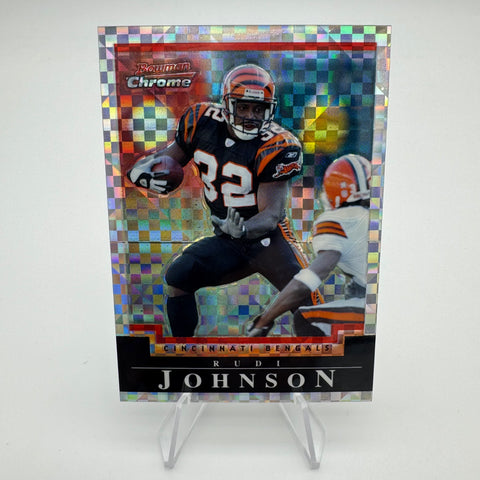 Rudi Johnson 2004 Bowman Chrome X-Fractor /250