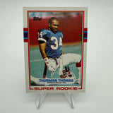 Thurman Thomas 1989 Topps Super Rookie