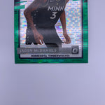 Jaden McDaniels 2020-21 Panini Optic Rated Rookie Green Pulsar Prizm