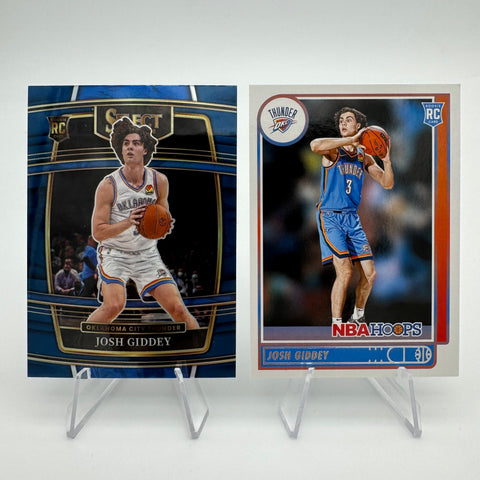 Josh Giddey 2021-22 Panini Select RC Blue Prizm