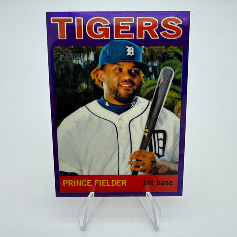 Prince Fielder 2013 Topps Heritage Chrome Retail Purple Refractor