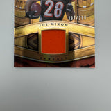 Joe Mixon 2021 Panini Gold Standard Gold Rush Relic /299